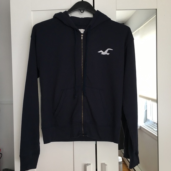 Hollister zipped logo hoodie NWOT - Picture 4 of 5